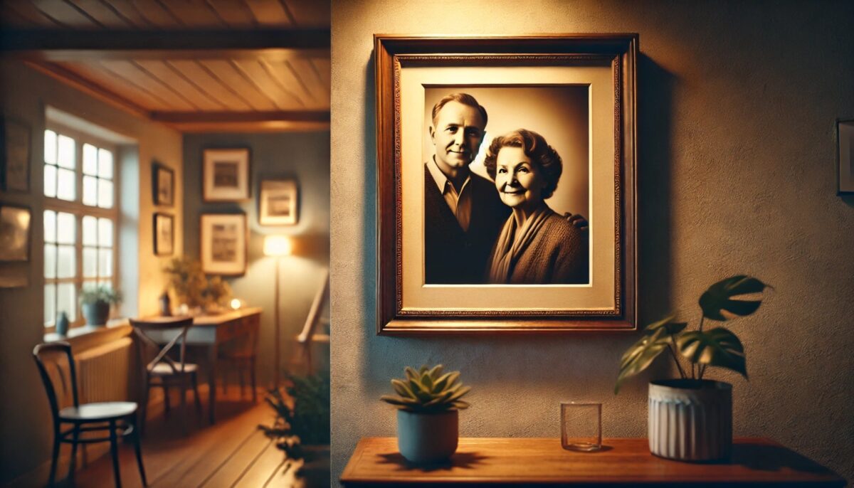 Foto Ibu Dan Bapakmu Adalah Sebaik Gambar Di Dinding Rumah